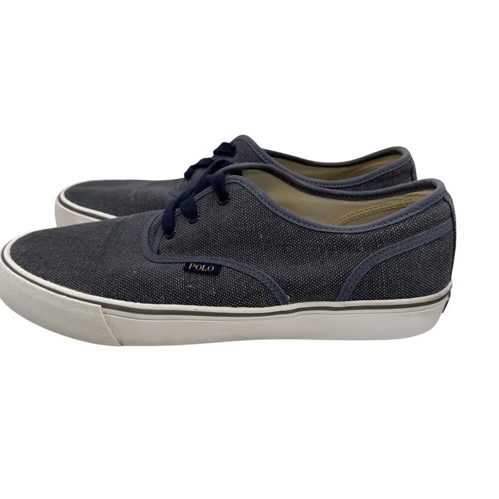 Size 11.5 D - Men’s Polo Ralph Loren Morray Burlap Casual Shoes - Gray